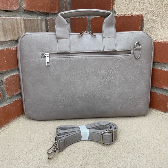 🆕K.Carroll Jane Laptop Bag in Gray - Picture 4 of 9